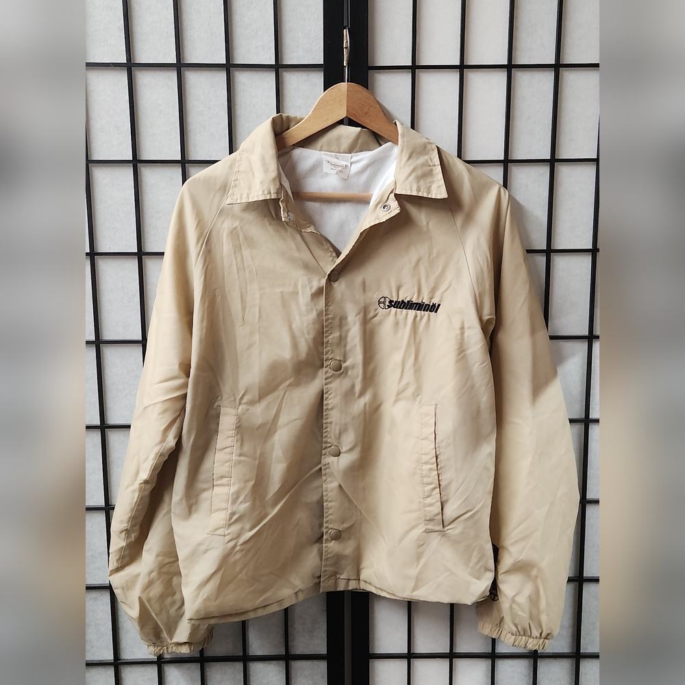 Subliminal. Windbreaker Beige